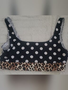 Pink Victoria's Secret Leopard Print Ultimate Lightly Lined Bralette
